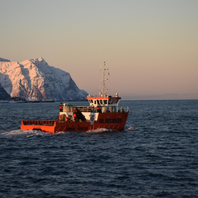 ship in greek sea