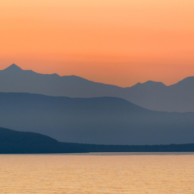 sea view from a Greek island