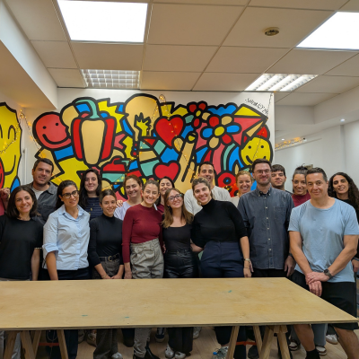 AKL volunteers in Genesis Hellas headquarters