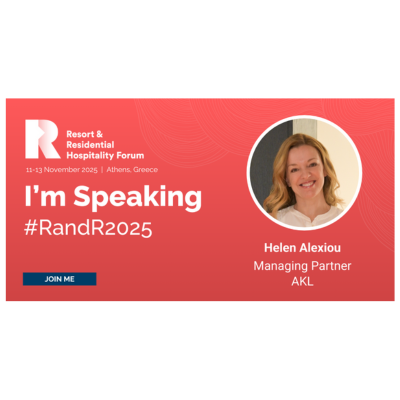 Event banner with Helen Alexiou