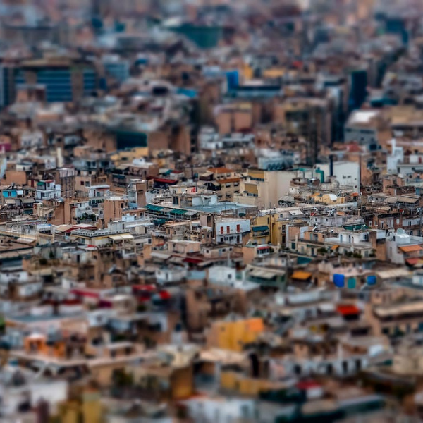 houses in the city of Athens